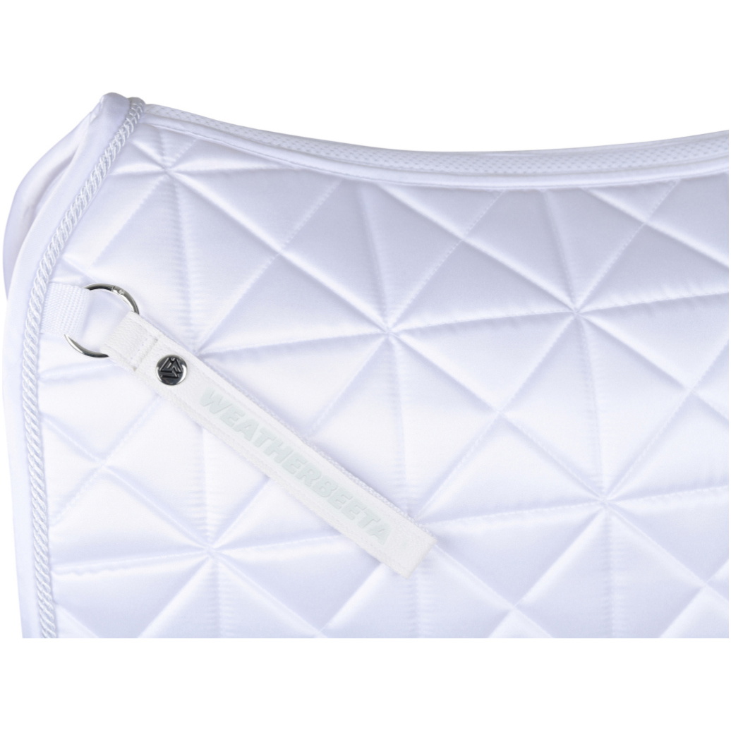 2026 WeatherBeeta Satin Luxe Air-Tec Dressage Saddle Pad 1030348 - White